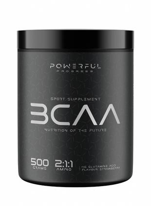 Аминокислота BCAA Powerful Progress BCAA 2:1:1, 500 грамм Клуб...