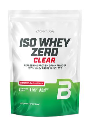 Протеин BioTech Iso Whey Zero Clear, 1 кг Арбуз