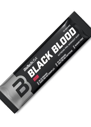 Предтренировочный комплекс BioTech Black Blood CAF+, 10 грамм ...