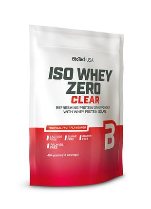 Протеин BioTech Iso Whey Zero Clear, 454 грамм Тропические фрукты