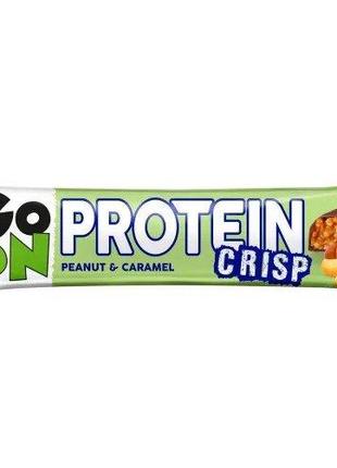 Батончик GoOn Protein Crisp Bar, 50 грамм Карамель-арахис