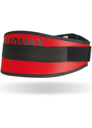 Пояс для важкої атлетики MAD MAX MFB 421, Red XL