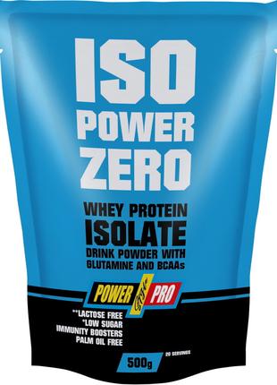 Протеин Power Pro Iso Power Zero, 500 грамм Клубника со сливками
