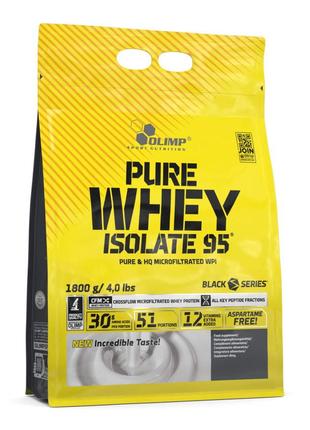 Протеин Olimp Pure Whey Isolate 95, 1.8 кг Ваниль