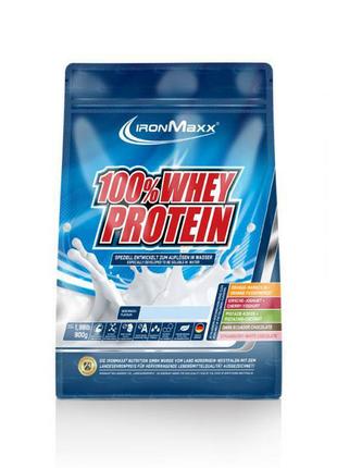 Протеин Ironmaxx 100% Whey Protein, 900 грамм Шоколадное печенье