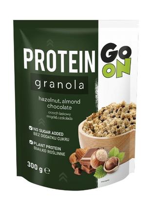 Заменитель питания GoOn Protein Granola, 300 грамм Шоколад-орех