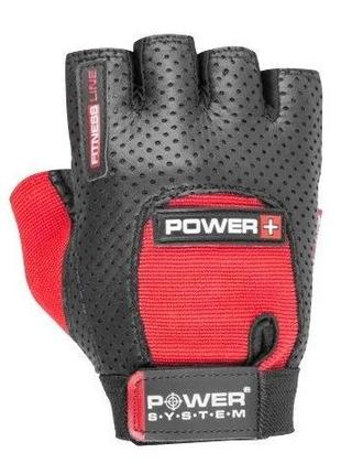 Перчатки для фитнеса Power System PS-2500, Black/Red L