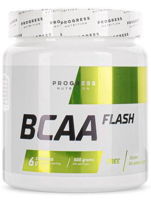 Аминокислота BCAA Progress Nutrition BCAA Flash, 500 грамм Кола