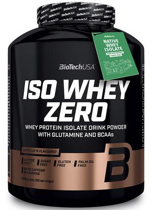 Протеин BioTech Iso Whey Zero, 2.27 кг Кофе латте