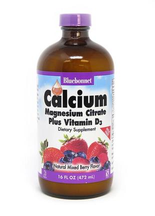 Витамины и минералы Bluebonnet Calcium Magnesium Citrate plus ...
