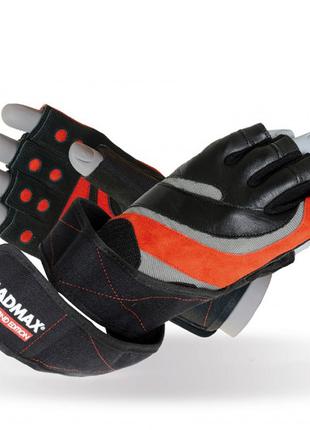 Перчатки для фитнеса MAD MAX Extreme 2ND MFG 568, Black L