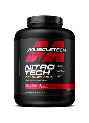 Протеин Muscletech Nitro Tech 100% Whey Gold, 2.27 кг Френч ва...