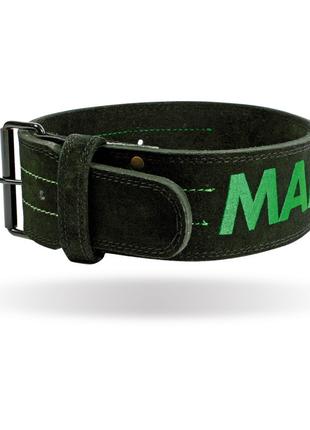 Пояс для тяжелой атлетики MAD MAX MFB 301, Black /Green L