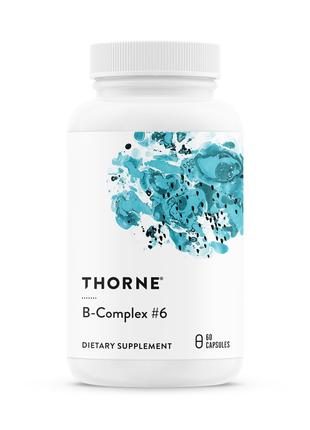 Витамины и минералы Thorne B-Complex #6, 60 капсул