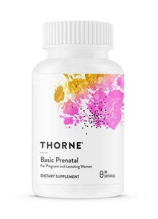 Витамины и минералы Thorne Basic Prenatal, 90 капсул