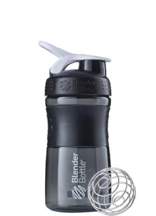 Шейкер BlenderBottle SportMixer 590 мл, Black White