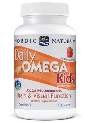 Жирные кислоты Nordic Naturals Daily Omega Kids, 30 капсул