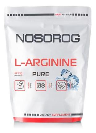 Аминокислота Nosorog L-Arginine, 200 грамм