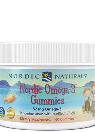 Жирные кислоты Nordic Naturals Nordic Omega-3 Gummies, 60 желе...