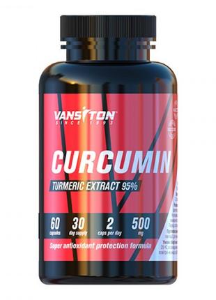 Натуральная добавка Vansiton Curcumin, 60 капсул