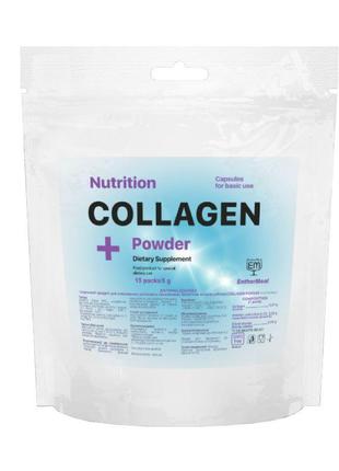 Препарат для суставов и связок EntherMeal Collagen Powder, 15*...