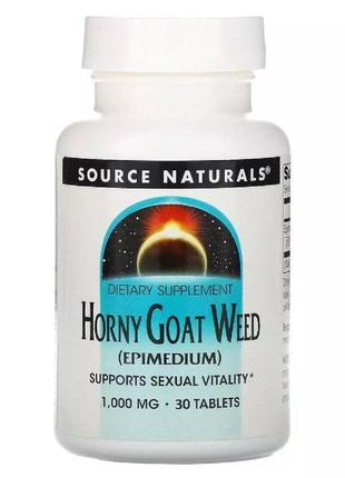 Натуральная добавка Source Naturals Horny Goat Weed 1000 mg, 3...