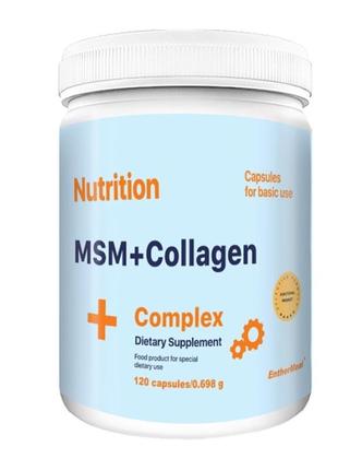Препарат для суставов и связок EntherMeal MSM+Collagen Complex...
