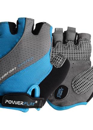 Велоперчатки PowerPlay 5023, Blue XS