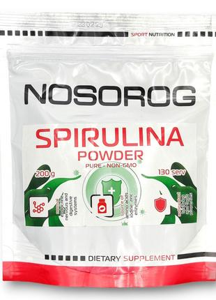 Натуральная добавка Nosorog Spirulina, 200 грамм