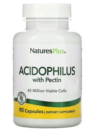 Пробиотики и пребиотики Natures Plus Acidophilus with Pectin, ...