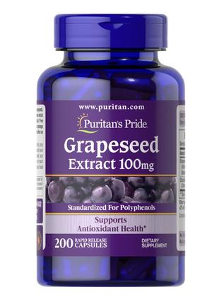 Натуральная добавка Puritan's Pride Grape Seed Extract 100 mg,...