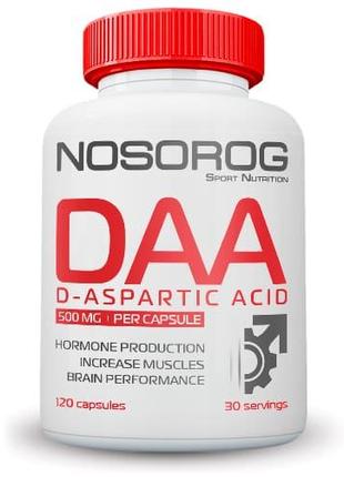 Стимулятор тестостерона Nosorog DAA, 120 капсул