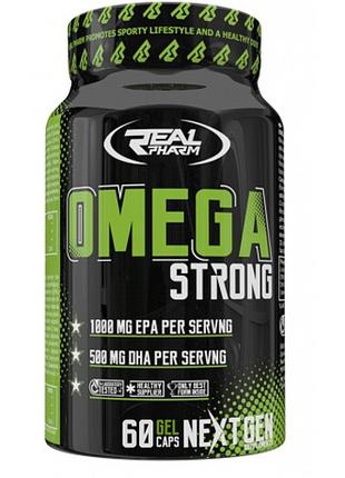 Жирные кислоты Real Pharm Omega Strong, 60 капсул