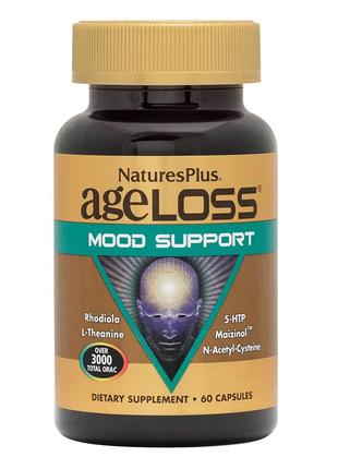 Натуральная добавка Natures Plus AgeLoss Mood Support, 60 капсул