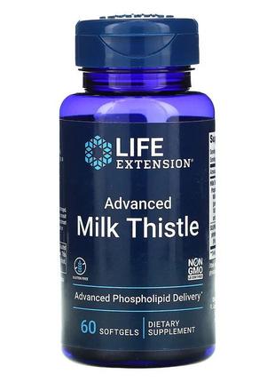 Натуральна добавка Life Extension Advanced Milk Thistle, 60 ка...