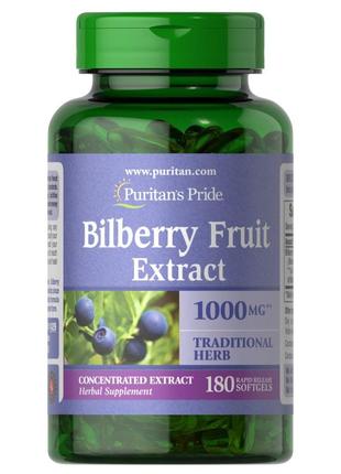 Натуральная добавка Puritan's Pride Bilberry Fruit Extract 100...