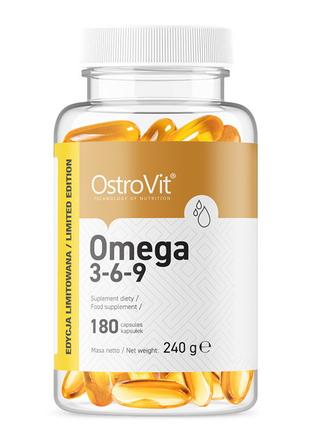 Жирные кислоты OstroVit Omega 3-6-9, 180 капсул - Limited Edition