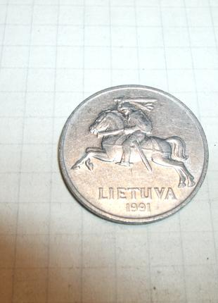 Продам 5 Centai Lietuva(1991)