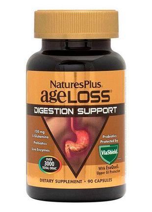 Натуральная добавка Natures Plus AgeLoss Digestive Support, 90...