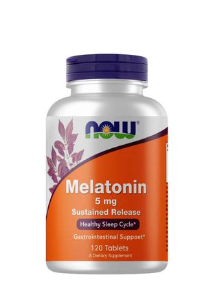 Натуральная добавка NOW Melatonin 5 mg, 120 таблеток