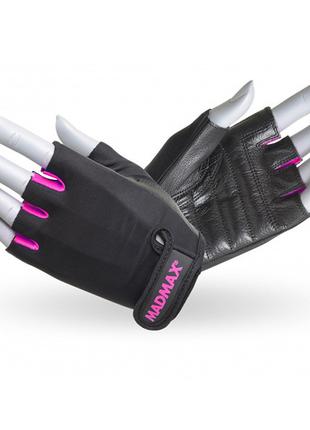 Перчатки для фитнеса MAD MAX Rainbow MFG 251, Black/Pink S