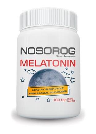 Натуральна добавка Nosorog Melatonin, 100 таблеток
