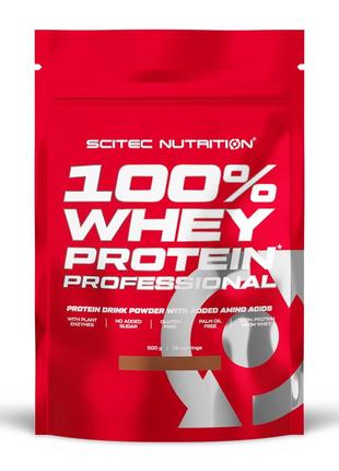 Протеин Scitec 100% Whey Protein Professional, 500 грамм Солен...