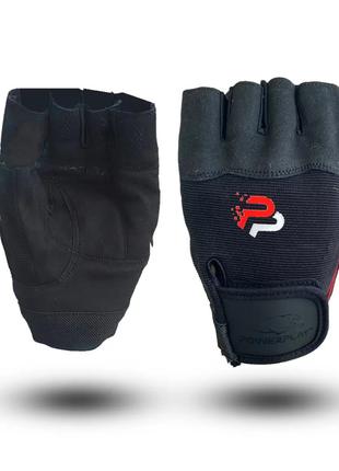 Перчатки для фитнеса PowerPlay 9117, Black M