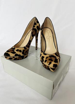 Шикарные туфли леопардовый принт jessica simpson