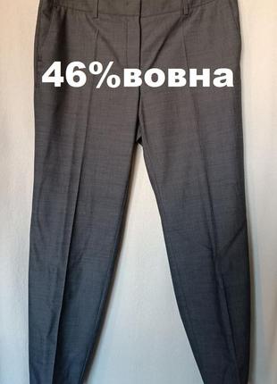 Luisa cerano классические брюки р.14/xxl 53% вискоза,46% шерсть