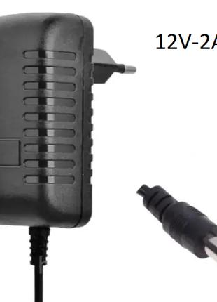 Зарядний пристрій Adapter Input AC 110-240V Output DC 12V 2A E...