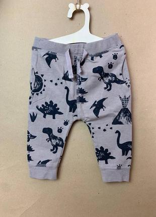 Утепленные брюки с динозаврами next