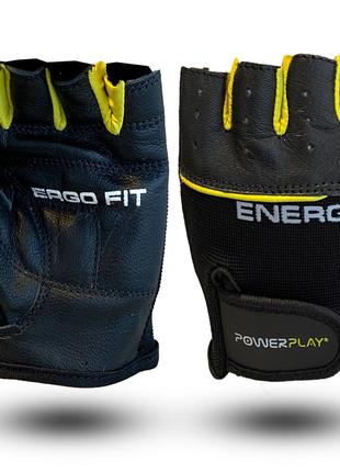 Рукавички для фітнесу та важкої атлетики PowerPlay 9058 Energy...