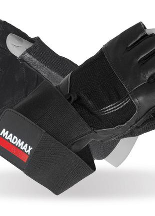Перчатки для фитнеса MadMax MFG-269 Professional Exclusive Bla...